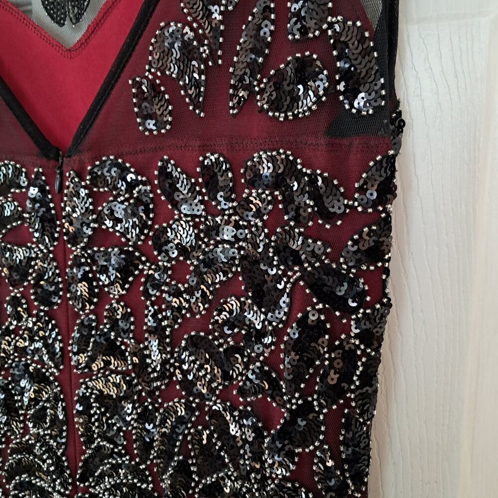 Pretty Guide Women's 1920's Sequin Gatsby Long Evening Gown| Prom Dress | Large - Picture 5 of 6